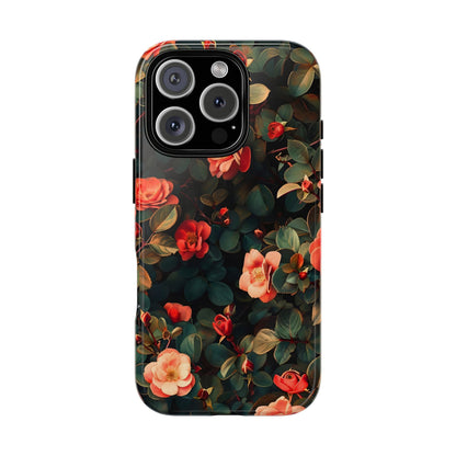 Floral Phone Case - Elegant Floral Design, Tough Protective Case, Perfect Gift for Her, Trendy Phone Accessories, Mother’s Day, Birthday