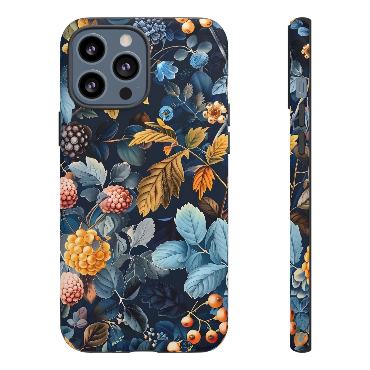 Floral iPhone Case, Tough Phone Cover, Nature-inspired Accessory, Gift for Her, Trendy Protection Case