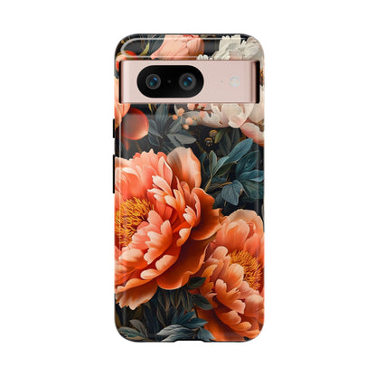 Floral Phone Case - Tough Cases, Durable Cover, Flower Design, Unique Gift, Phone Accessories