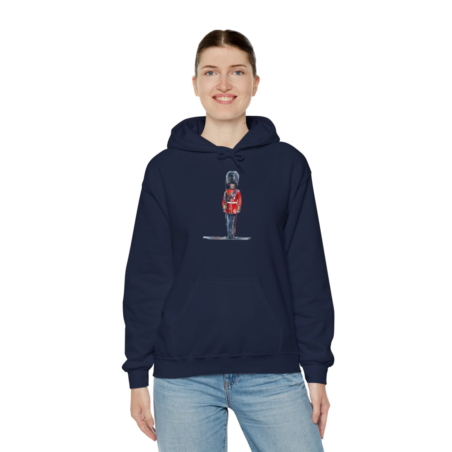 Unisex Heavy Blend™ Hooded Sweatshirt - Cornish Courage - Red Jackets of Bodmin