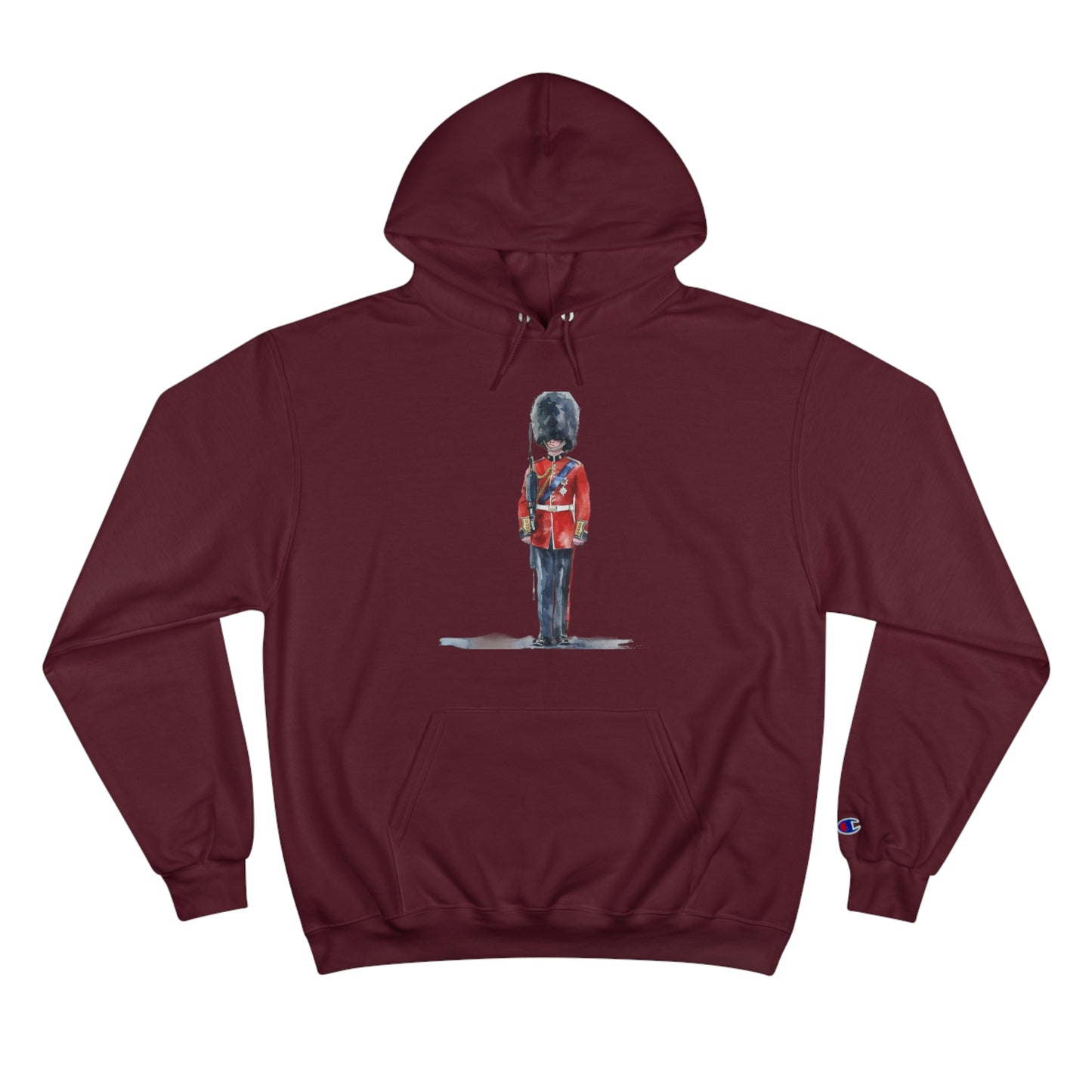 Red Jacket - Bodmin Keep: Cornwall's Army Trendy Champion Hoodie