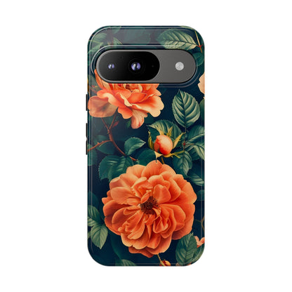 Floral Phone Case, Tough Cases for Nature Lovers, Botanical Design, Phone Protection, Gift for Her, Trending Floral Accessories