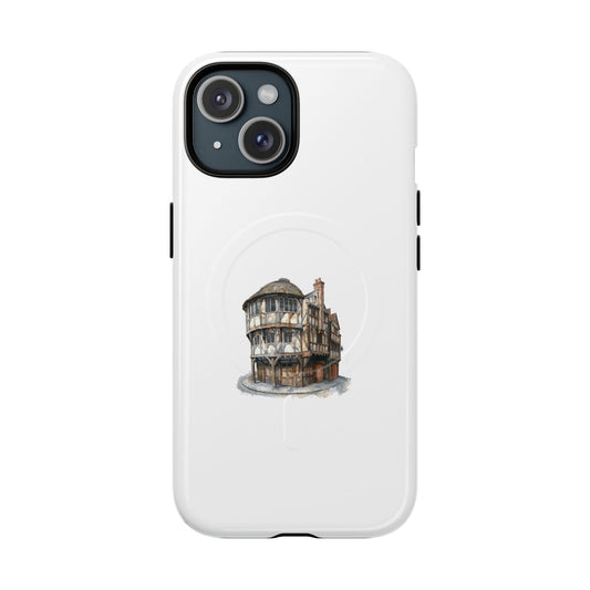 Durable Magnetic Phone Cases with Vintage Architecture Design, Personalized Phone Protection, Unique Gift for Travelers, Stylish Tech [...]