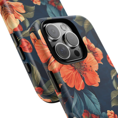 Floral iPhone Case, Tough Cases, Flower Phone Protector, Floral Design, Spring Gift, Phone Cover