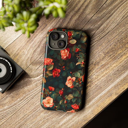 Floral Phone Case - Elegant Floral Design, Tough Protective Case, Perfect Gift for Her, Trendy Phone Accessories, Mother’s Day, Birthday