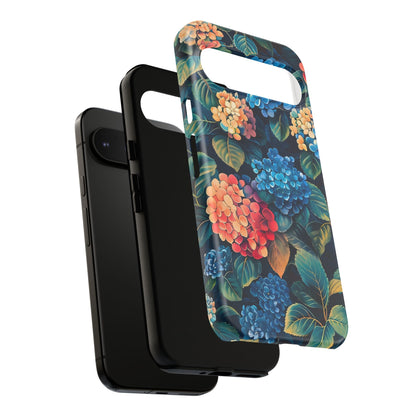Floral Tough Phone Case, Durable Smartphone Cover, Flower Design, Gift for Her, Stylish Protection