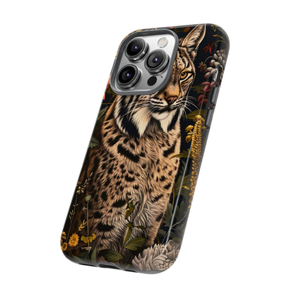 Wildlife Phone Case with Lynx Design, Tough Cases, Animal Lovers Gift, Nature Inspired Accessories, Unique Tech Protection