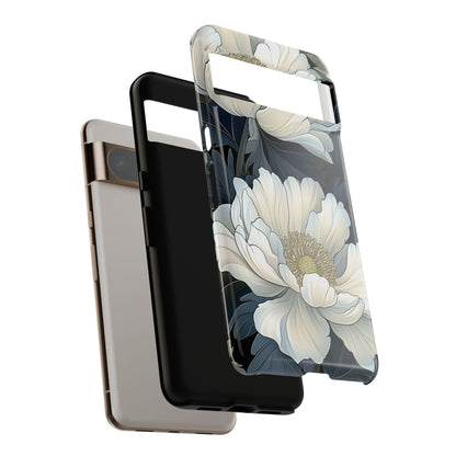 Elegant Floral Phone Case, Floral iPhone Cover, Flower Art Phone Case, Eco-Friendly Mobile Protection, Tough & Stylish Phone Case