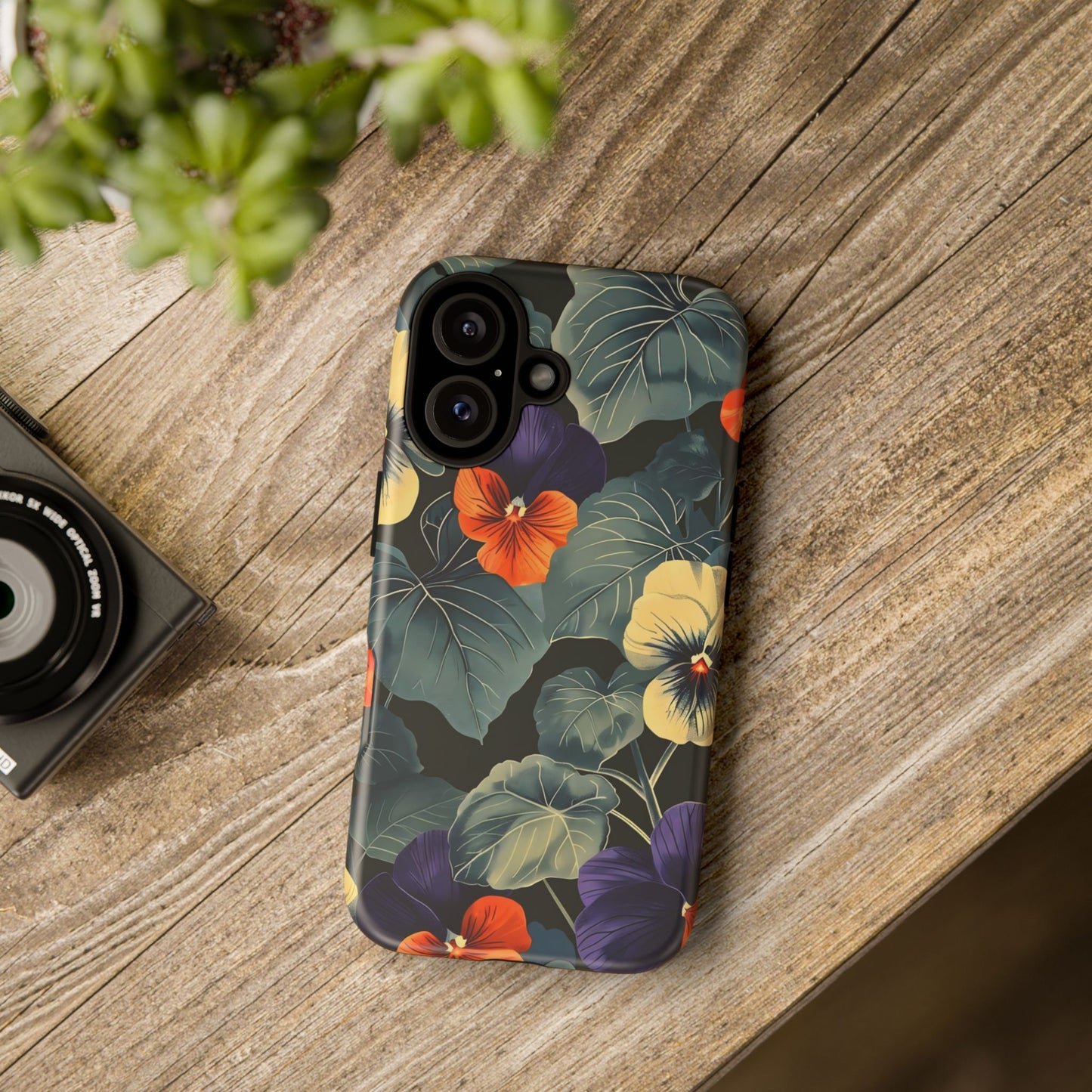 Tough Cases Floral iPhone Case, Tough Phone Cover, Stylish Floral Design, Gift for Her, Summer Vibe, Durable Protective Case