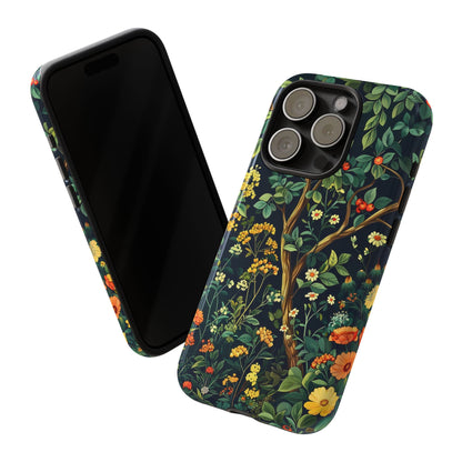 Floral Phone Case - Tough Cases, Colorful Nature Design, Gift for Flower Lovers, Phone Accessory, Unique Cell Phone Cover