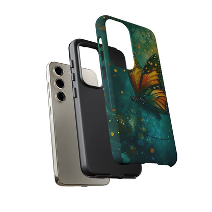 Colorful Butterfly Phone Case, Tough Cases for iPhone and Samsung, Cute Tech Accessories, Nature Lovers Gift, Vibrant Floral Design
