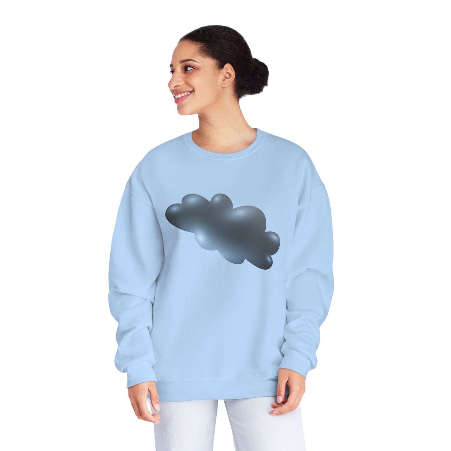 Unisex NuBlend® Crewneck Sweatshirt - Serene Cloudscape - Dreamy Cloud Design