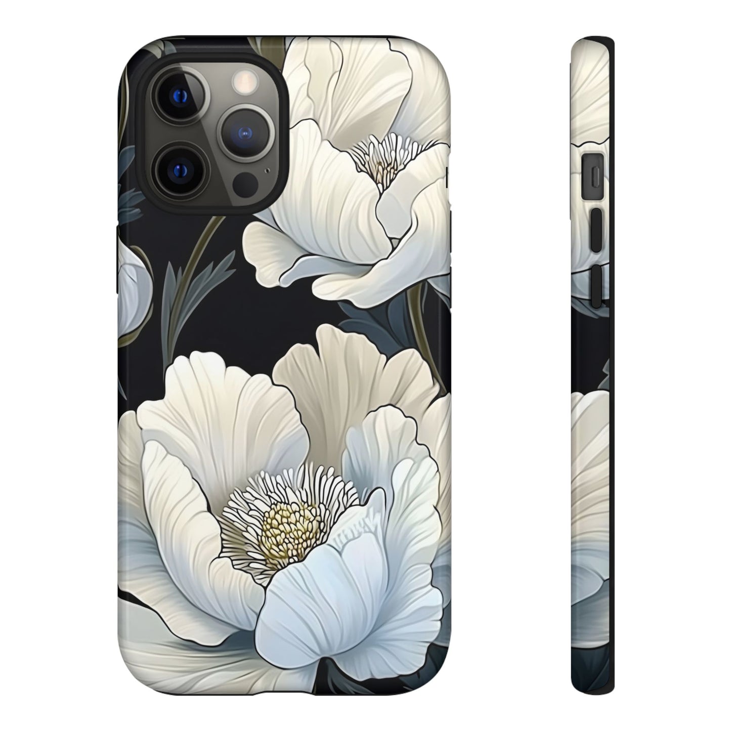 Floral Phone Case, Tough Cases for Women, Stylish Phone Cover, Floral Design Phone Protector, Nature Inspired Tech Accessories