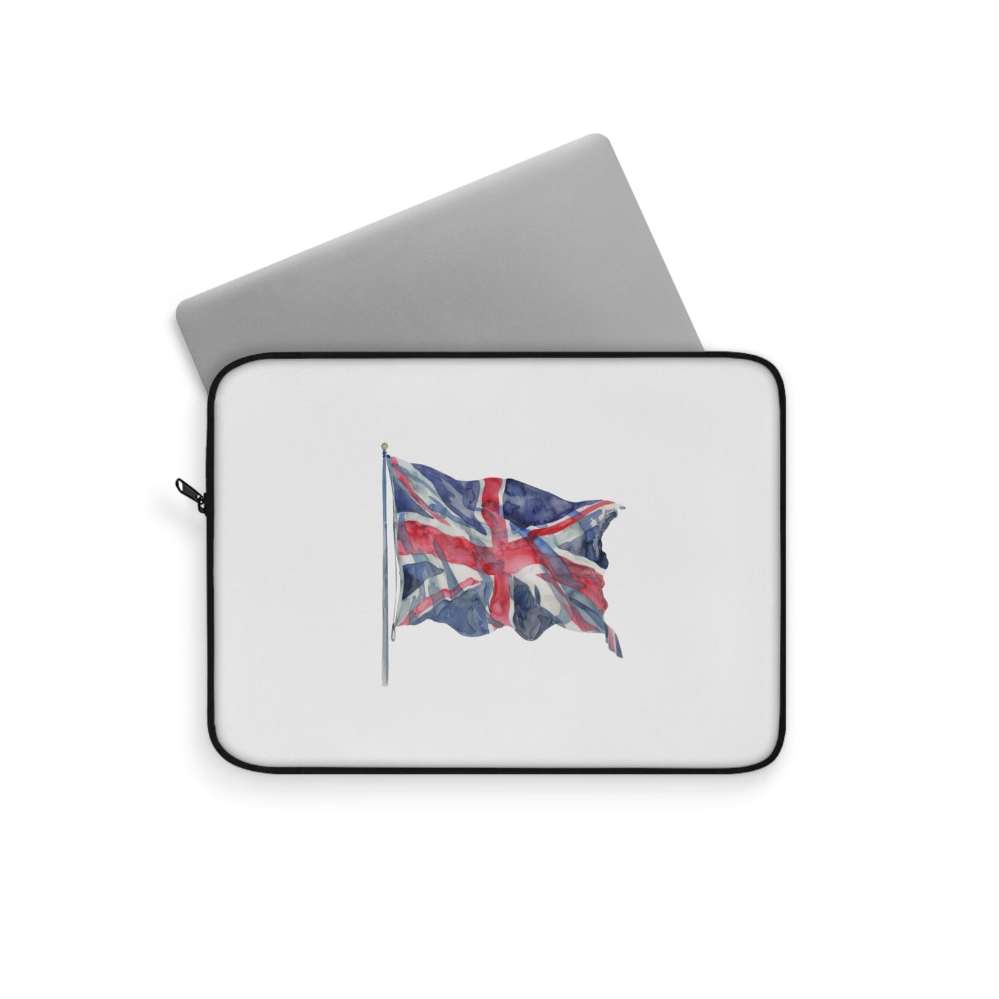 Union Jack Laptop Sleeve | Stylish Computer Case, British Flag Design, Gift for Students, Travel Accessory, Modern Tech Pouch