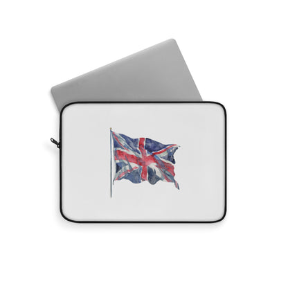 Union Jack Laptop Sleeve | Stylish Computer Case, British Flag Design, Gift for Students, Travel Accessory, Modern Tech Pouch