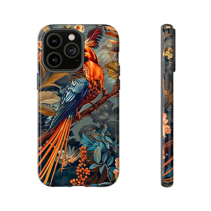 Vibrant Phone Case with Exotic Bird Design, Floral Phone Cover, Tough Case for Nature Lovers, Unique Gift Idea, Phone Accessory, [...]