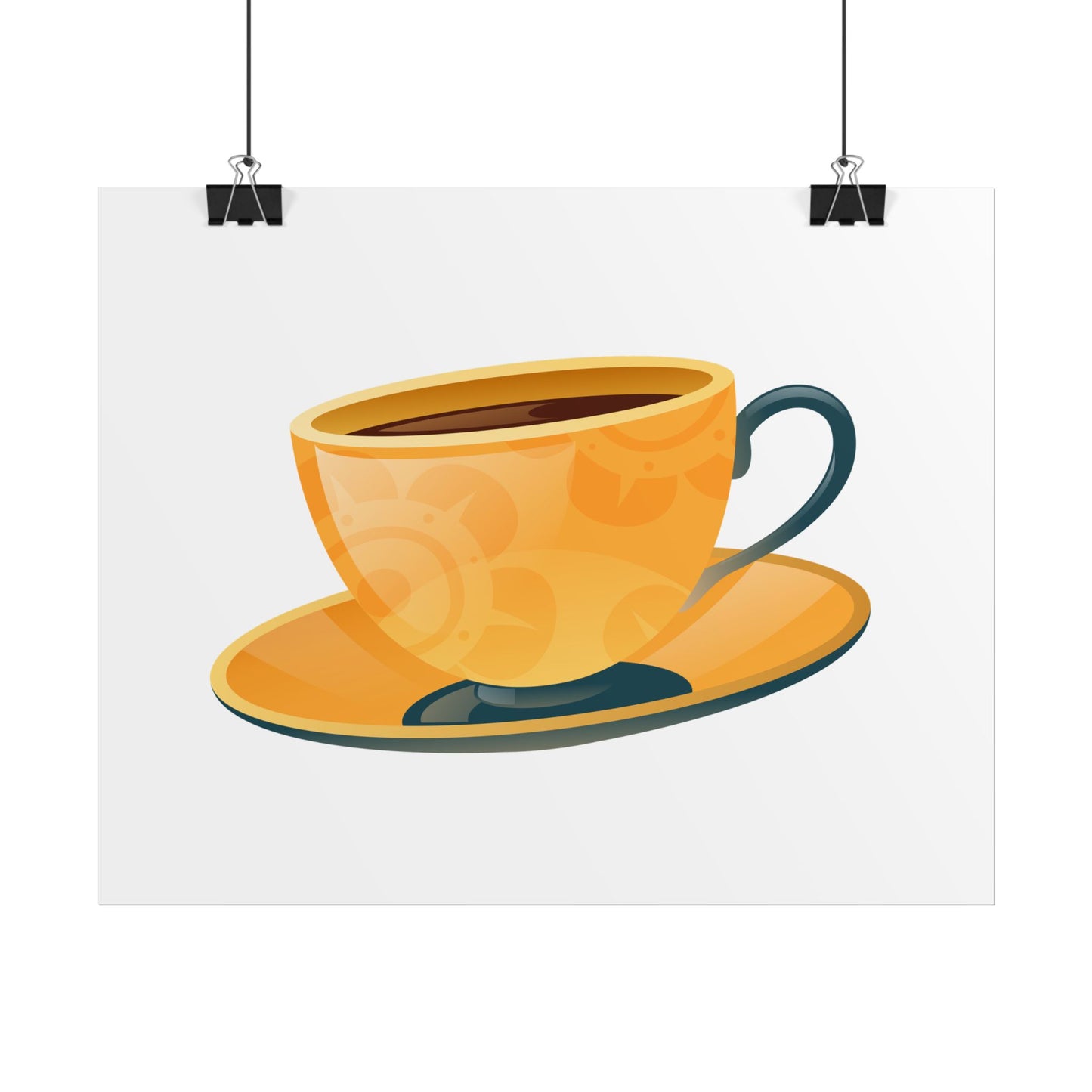 Coffee Lovers Rolled Posters, Cute Coffee Art, Kitchen Decor, Coffee Shop Print, Gift for Coffee Enthusiasts