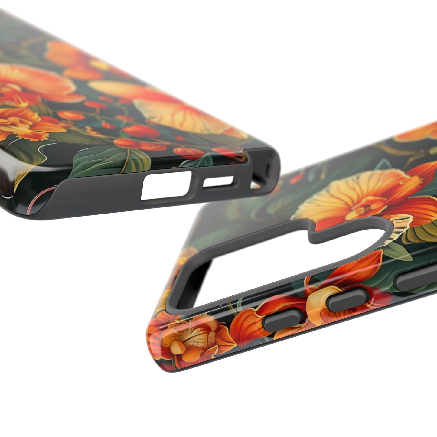 Floral Phone Case - Tough Cases, Protective Cover, Gift for Her, Smartphone Accessory, Floral Design, Nature-Inspired