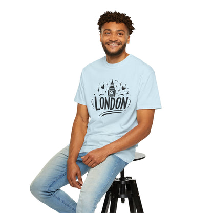 London Aesthetic - Timeless Cityscape Trendy Unisex Garment-Dyed T-shirt