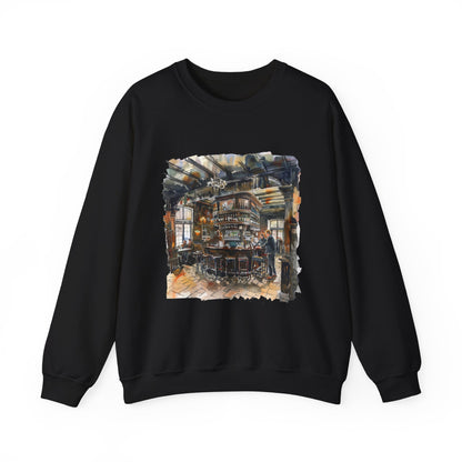 Unisex Heavy Blend™ Crewneck Sweatshirt Trendy - Cozy British Pub