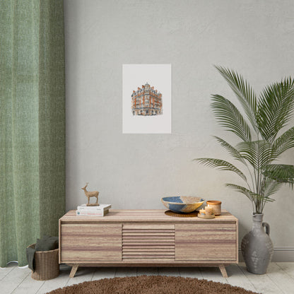 Elegant Architectural Rolled Posters, Art Prints for Home Decor, Gift for Housewarming, Wall Art for Living Room, Unique Art Decor