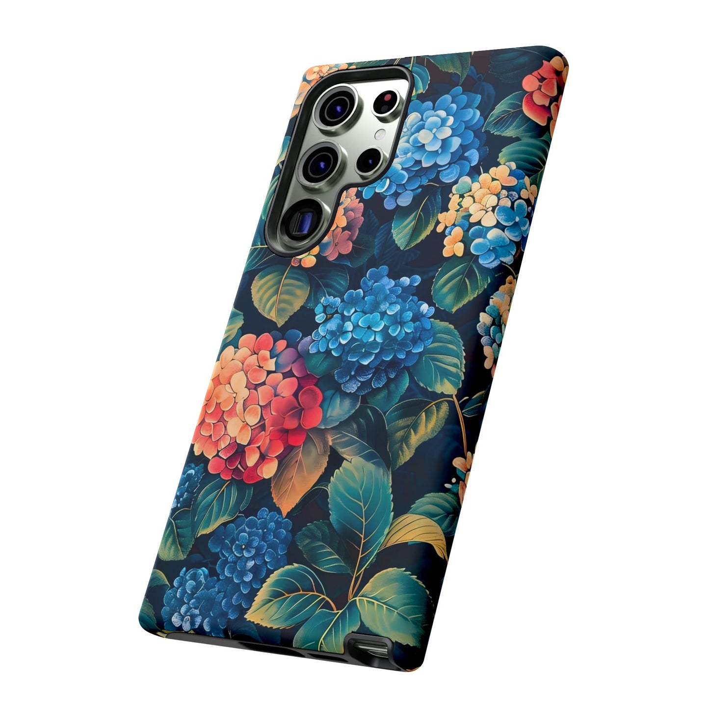 Floral Phone Case, Stylish Tough Case for Gardener Gift, Flower Lover Accessory, Pretty Floral Design, Protective Case