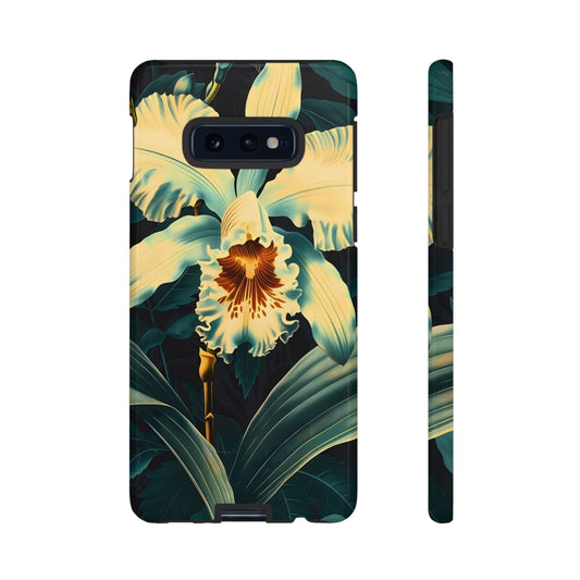Floral Phone Case - Tough Cases with Orchid Design, Durable Smartphone Cover for Nature Lovers, Floral Gift for Her, Botanical [...]