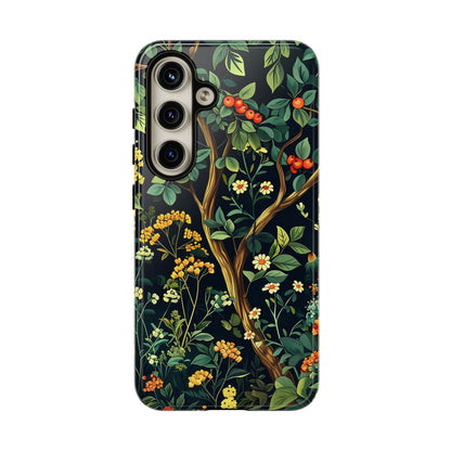 Floral iPhone Case, Nature Inspired Tough Case, Botanical Phone Cover, Eco-Friendly Gift, Unique Floral Design