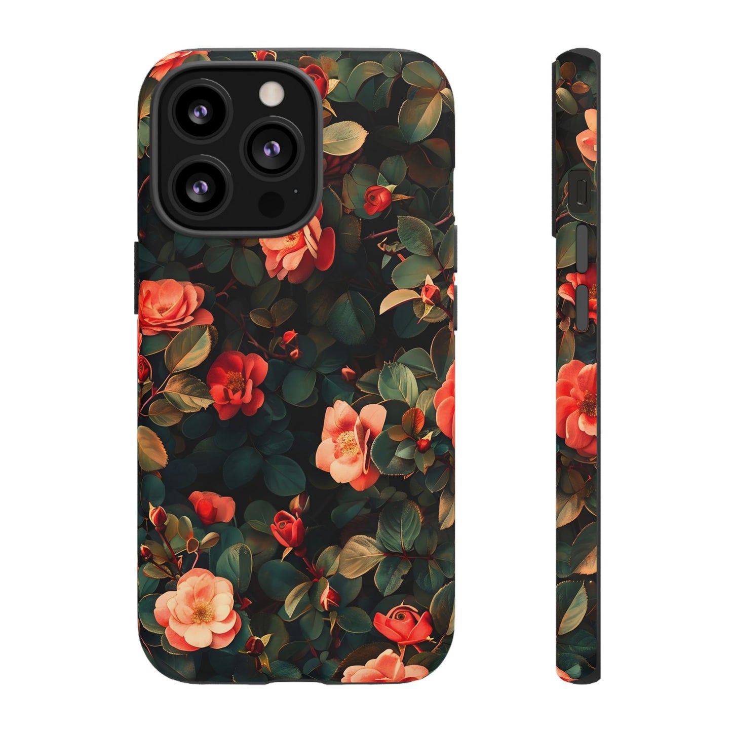 Floral Phone Case - Elegant Floral Design, Tough Protective Case, Perfect Gift for Her, Trendy Phone Accessories, Mother’s Day, Birthday