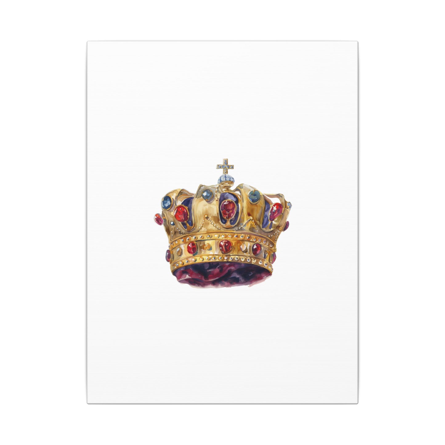Crown Art Print, Royal Wall Decor, Matched for Home or Office, Gift for Art Lovers, Unique Royalty Artwork