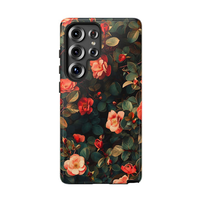 Floral Phone Case - Elegant Floral Design, Tough Protective Case, Perfect Gift for Her, Trendy Phone Accessories, Mother’s Day, Birthday