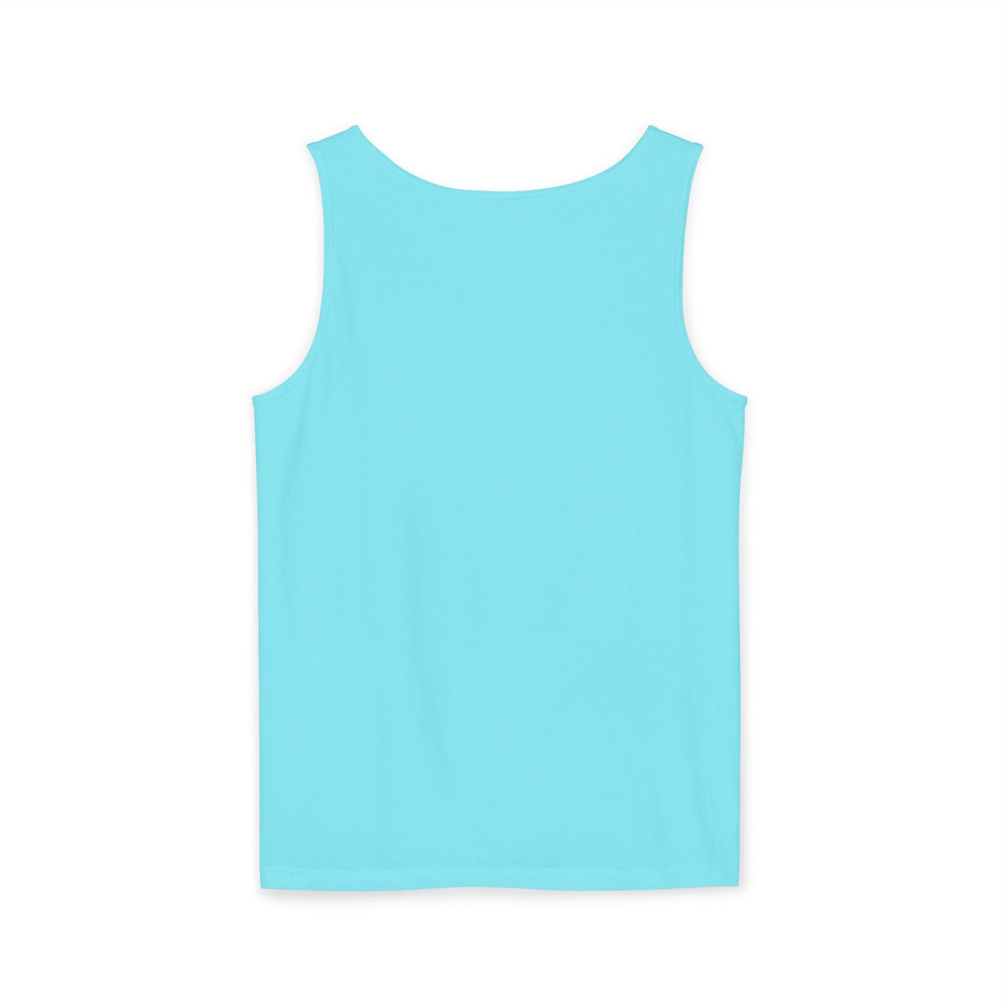 Unisex Garment-Dyed Tank Top - Feasting on fish chips and London