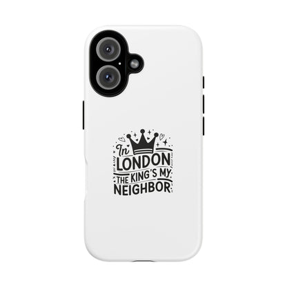 London-Themed Tough Phone Case - Chic & Stylish Protection