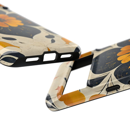 Floral Phone Case - Tough Cases, Botanical iPhone Cover, Vintage Flower Design, Durable Smartphone Protection, Unique Gift Idea
