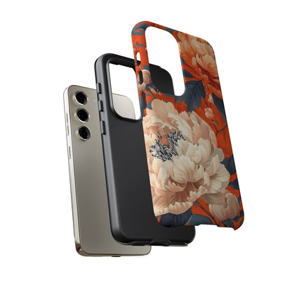Floral Tough Case, Durable Floral Phone Case, Stylish Protection Case, Gift for Her, Spring Accessories, Mother’s Day Gift