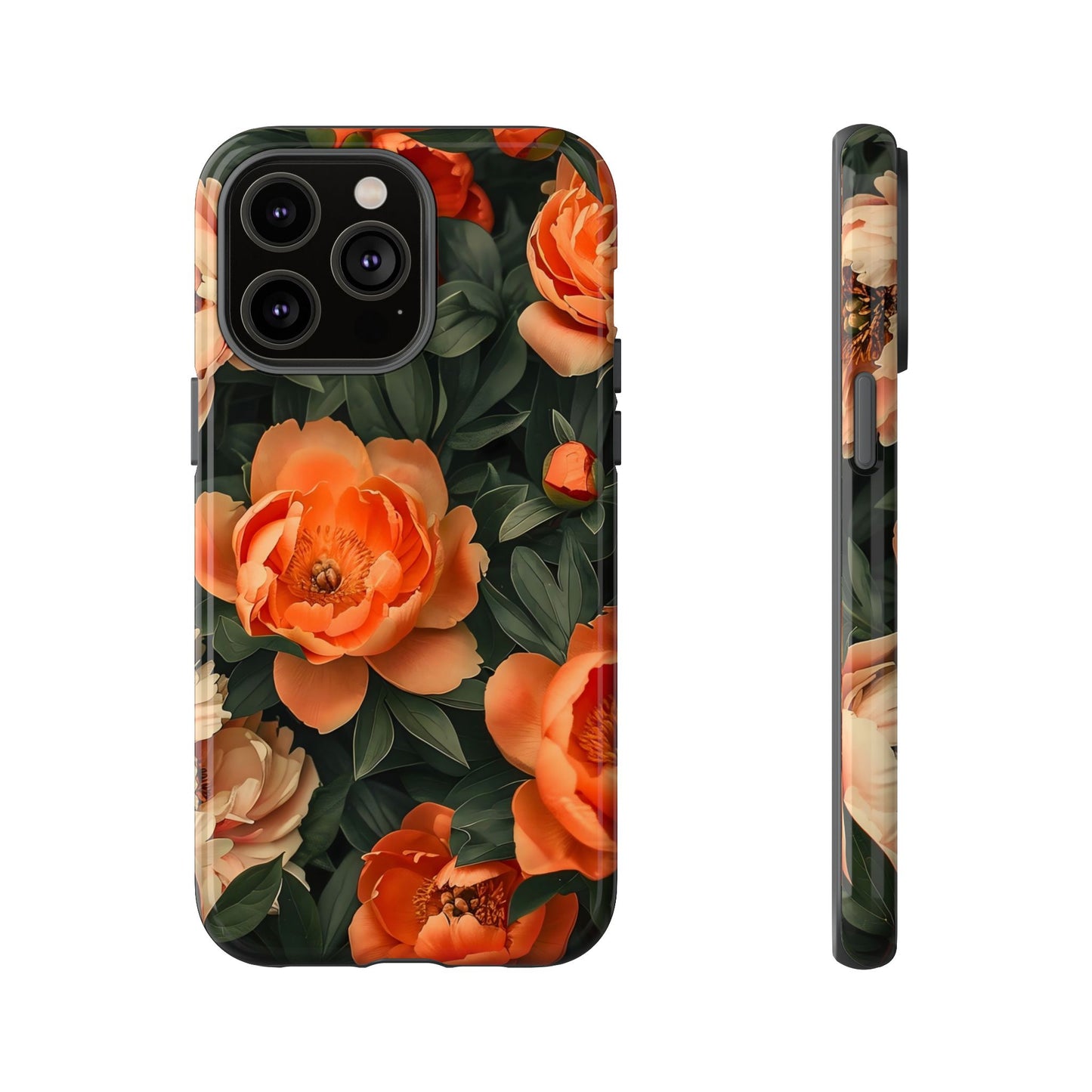 Stylish Floral Phone Case, Tough Cases, Floral Phone Cover, Gift for Her, Spring Accessories, Mother's Day, Phone Protection
