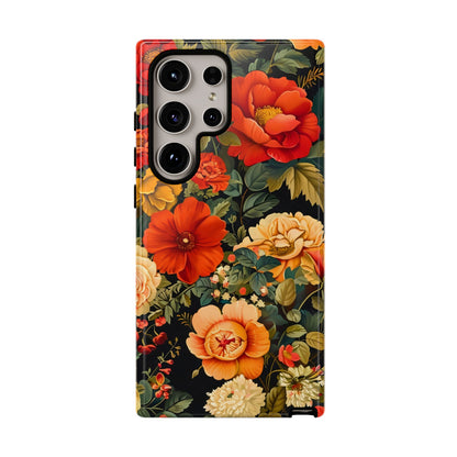 Floral Phone Case, Tough Cases, Decorative Tech Accessories, Gift for Her, Nature Lover Gift, Boho Style Case, Spring Floral Cover