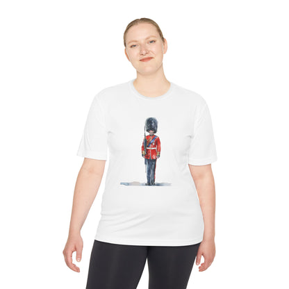 Unisex Moisture Wicking Tee - British Royal Guard - Iconic Symbol of Tradition and Honor