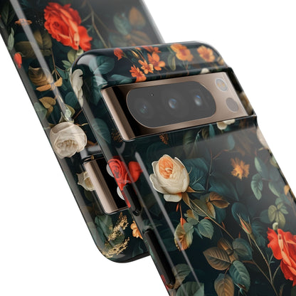 Floral Phone Case | Tough Cases with Elegant Design | Gift for Her, Mother's Day, Birthdays, Personalized, Trendy Tech Accessories