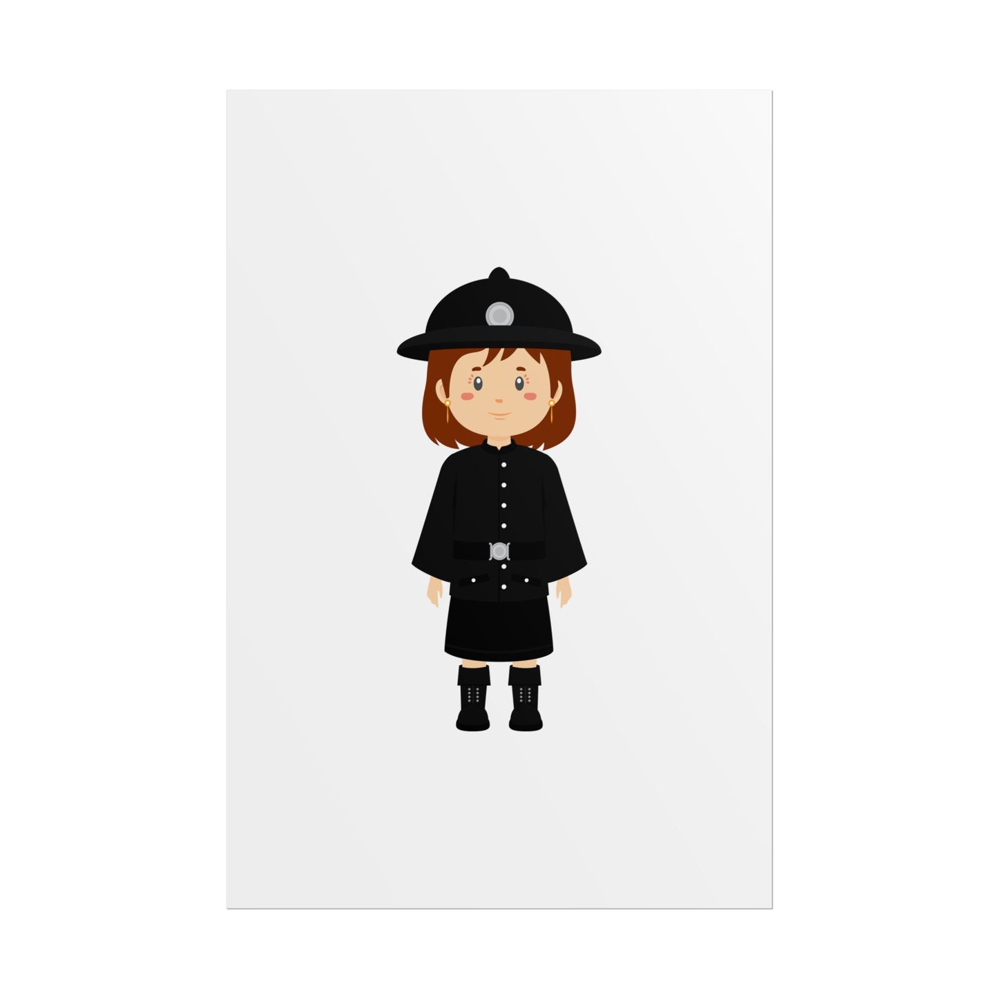 Charming Firefighter Rolled Posters for Kids' Rooms, Playful Wall Art, Fire Safety Decor, Kids' Gifts, Educational Prints