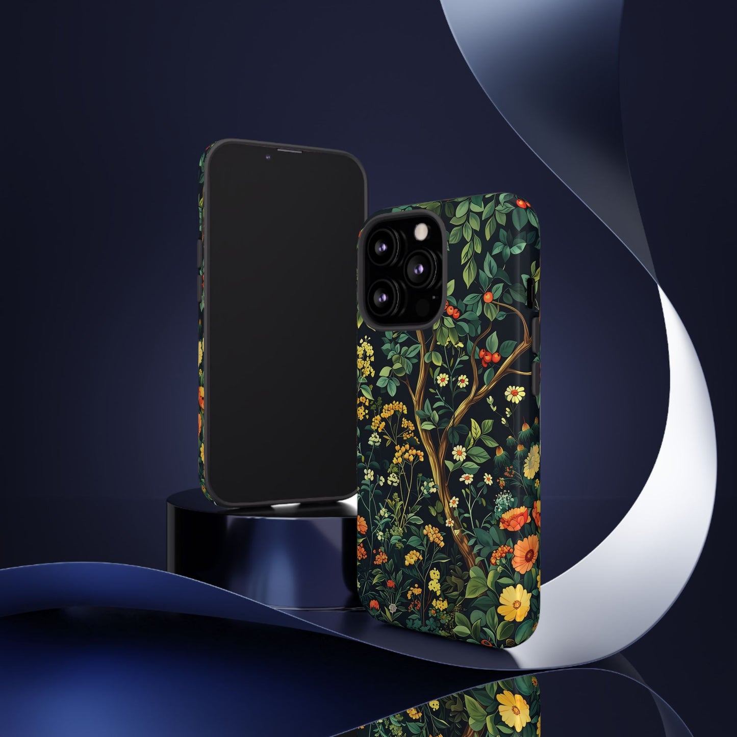 Floral Phone Case - Tough Cases, Colorful Nature Design, Gift for Flower Lovers, Phone Accessory, Unique Cell Phone Cover