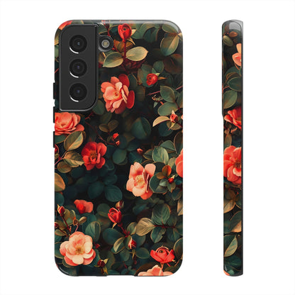Floral Phone Case - Elegant Floral Design, Tough Protective Case, Perfect Gift for Her, Trendy Phone Accessories, Mother’s Day, Birthday