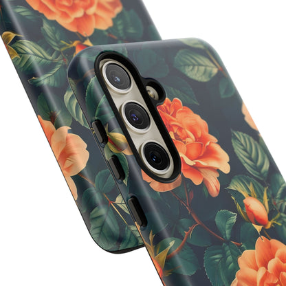 Floral Phone Case, Tough Cases for Nature Lovers, Botanical Design, Phone Protection, Gift for Her, Trending Floral Accessories