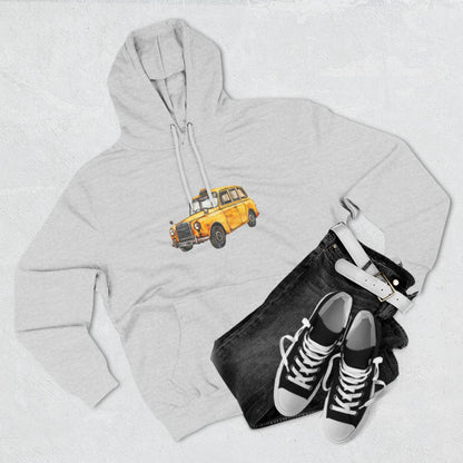 Vintage Car Classical Three-Panel Fleece Hoodie