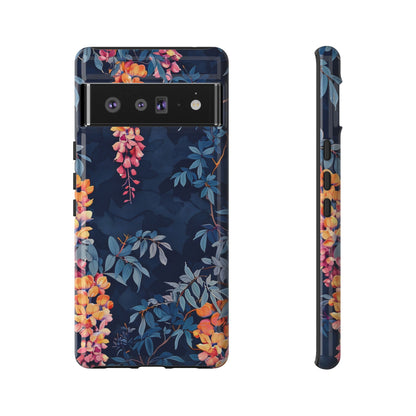 Floral iPhone Case, Tough Phone Cover, Gift for Her, Nature Lover Accessory, Spring Decor, Unique Floral Design