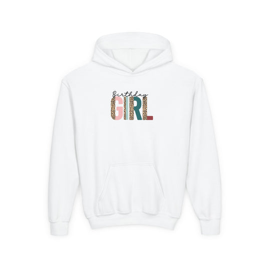 Youth Heavy Blend Hooded Sweatshirt - Fearless GIRL Design