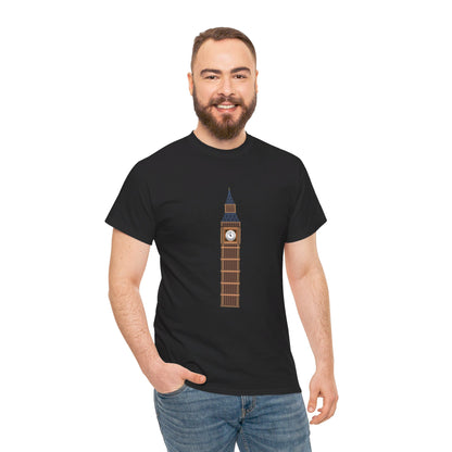 Big Ben - Iconic British Tower and Landmark Classic Unisex Heavy Cotton T-shirt