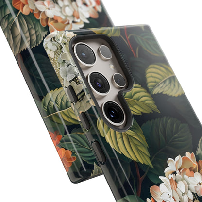 Floral Phone Case - Tough Cases, Nature Lover Gift, Floral Design, Botanical Phone Cover, Stylish Cellphone Accessory, Mother's Day Gift