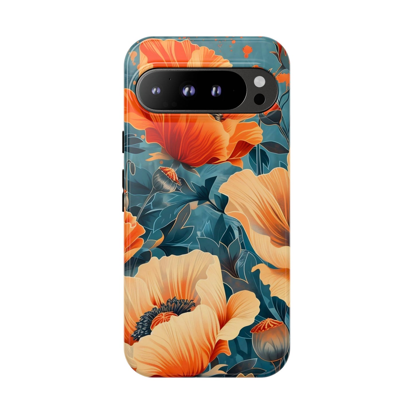 Floral Phone Case, Tough Cases for Protection and Style, Spring Aesthetic, Gift for Her, Phone Accessory for Nature Lovers