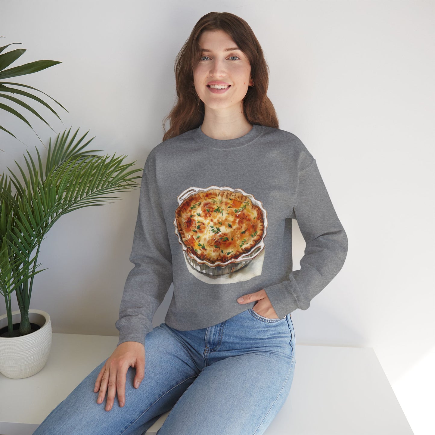 Unisex Heavy Blend™ Crewneck Sweatshirt - A Taste of the Crown - British Royal Food Heritage